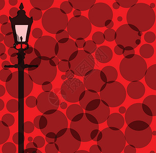 煤气灯背景灯光火焰艺术气体绘画红色插图艺术品情感海报背景图片