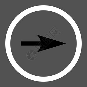 箭头轴 X 平面黑色和白颜色光标穿透力指针水平坐标导航背景图片