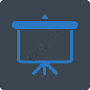 投射图标木板横幅投影黑板教育字形蓝色投影仪屏幕推介会背景图片
