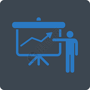 微商讲师介绍项目演示文示图标统计老师男人屏幕经理木板会议成功介绍金融设计图片