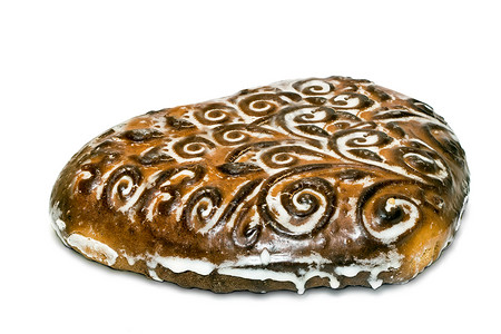 白色上美丽的蛋糕商品食物毛巾健康饮食谎言热量市场装饰产品面包背景图片