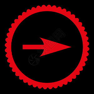 箭头轴 X 平面红颜色环图章图标导航海豹橡皮坐标指针邮票水平穿透力证书光标背景图片