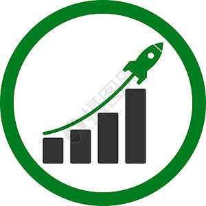 启动销售平版绿色和灰色的首发销售薪水技术数据图表进步公司成功预报统计收益设计图片