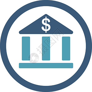 美国房子银行图标资金电子商务货币字形购物中心信用金库房子建筑设计图片