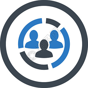 社区平面图分布图平平滑的蓝色平平平面图用户客户会议统计数据公司家庭顾客社区网络设计图片