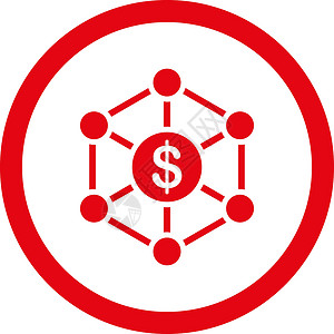 方案图标制度硬币货币结构营销金融控制节点团体界面背景图片