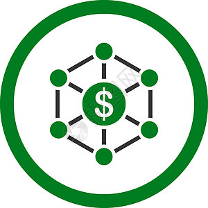 方案图标商业公司营销支付组织结构金融现金中心硬币背景图片