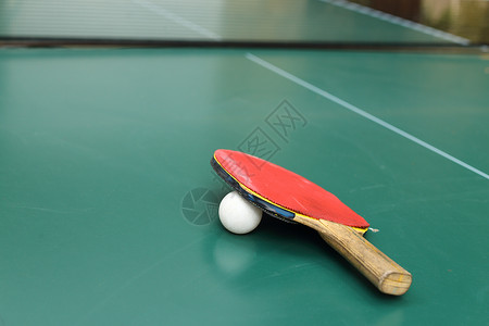 表网球乒乓球挑战活动闲暇娱乐锦标赛红色蝙蝠运动球拍背景图片