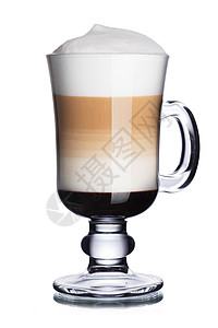 咖啡鸡尾酒巧克力玻璃食物拿铁饮料白色奶油冰沙冰淇淋杯子背景图片