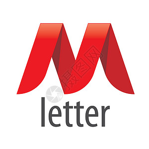 以信立人以字母 M 形状显示的红丝图示插画
