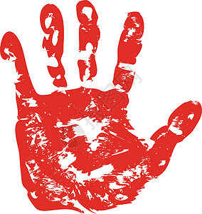 手印手指创造力邮票孩子们指纹孩子印刷插图艺术绘画背景图片