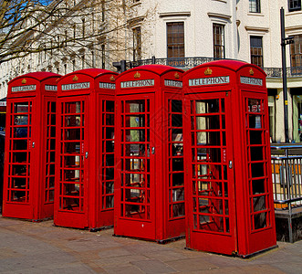 经典英国古典图标 用英语拨打的电话摊位吸引力旅行旅游文化街道城市建筑首都游客背景图片