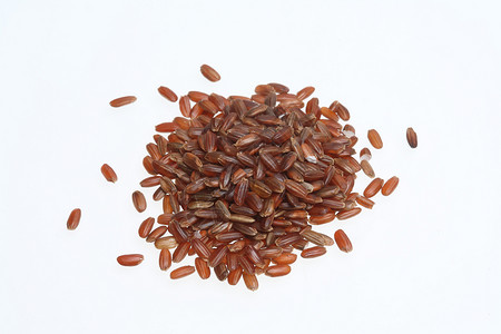 来自法国的红米 一种叫卡玛格米的静态水稻谷物营养食物红色粮食背景图片
