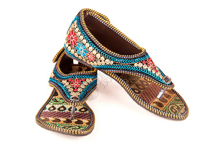 少数民族女子鞋鞋高清图片