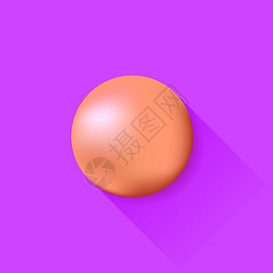 红球玻璃珍珠玩具按钮收藏气泡金属插图反射球体背景图片