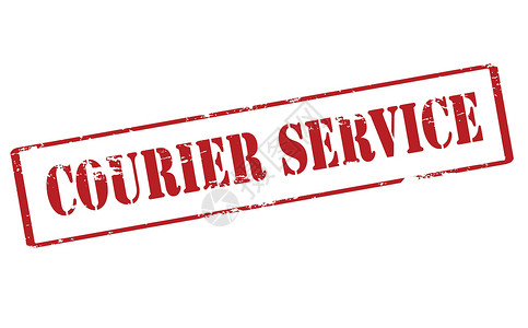 Couurier 服务导游墨水矩形工作橡皮泊位就业邮票红色背景图片