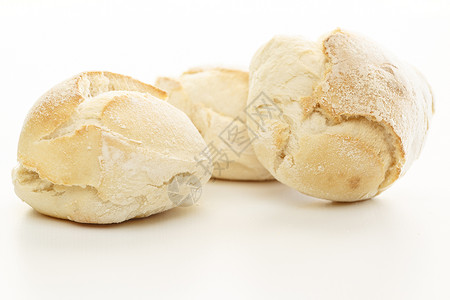 白色新面包食物糕点背景图片