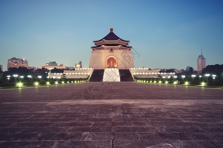 台北台湾清介石纪念堂背景图片