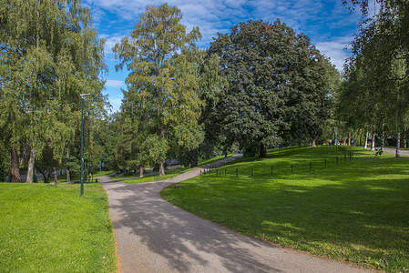 圣汉苏根一世奥斯陆圣汉公园风景高清图片