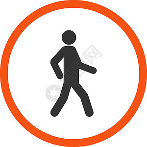 经理图标步行图标用户活动男人工人员工男性典当行人姿势先生插画