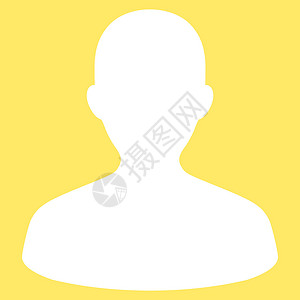 用户平面白颜色图标数字绅士客户帐户身份反射社会黄色顾客性格背景图片