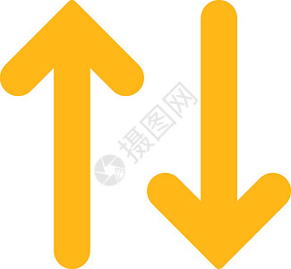 垂直平面黄色图标翻转交换变体失败方法镜子指针同步字形光标导航背景图片
