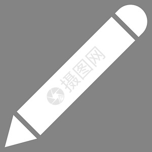 Penciil 平面白颜色图标铅笔背景灰色记事本编辑签名字形背景图片