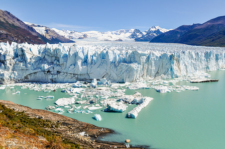 产犊冰川拉戈风景高清图片
