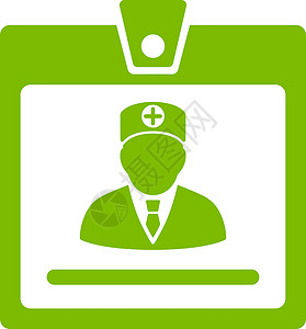 医生徽章图标安全障碍用户认证医院经理字形急救员护理人员老板背景图片