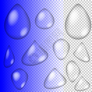 水滴一套宏观生态艺术雨滴气泡环境白色液体反射插图背景图片