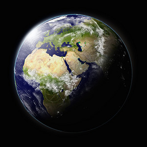 地球行星地球全球世界轨道太阳宇宙背景图片
