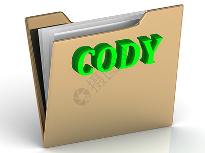 CCODY- 名字和家庭黄金亮金明信背景图片