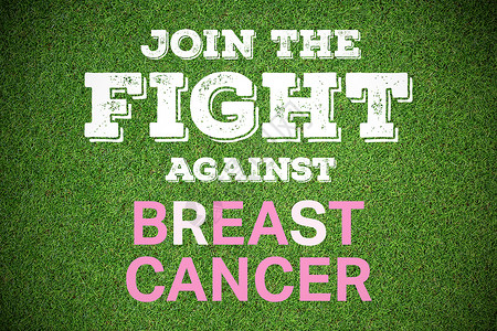 乳腺癌认识信息综合图象乳癌认知信息女性机构粉色绿色运动丝带健康草皮背景图片