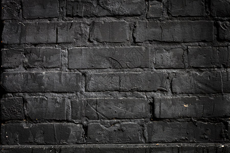 黑砖墙墙壁黑色砖块材料灰色插图砖墙水泥纹理建筑背景图片