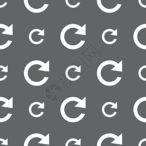 数字 6 图标符号 灰色背景上的无缝模式 矢量邮票质量徽章标签成就按钮插图背景图片