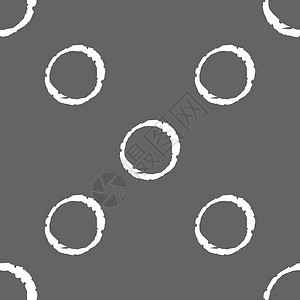 零图标符号 灰色背景上的无缝模式 矢量插图按钮成就数字徽章质量标签邮票背景图片