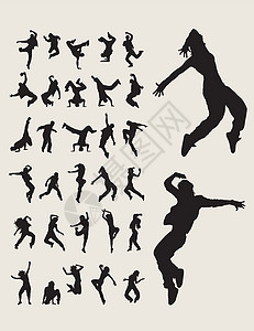 霹雳舞Hip 舞蹈舞者设计图片