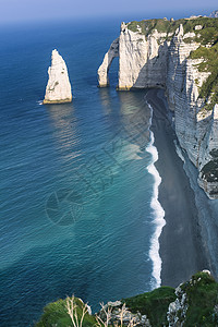 粉笔悬崖海岸海景高清图片