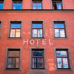 旅馆主要入口背景图片