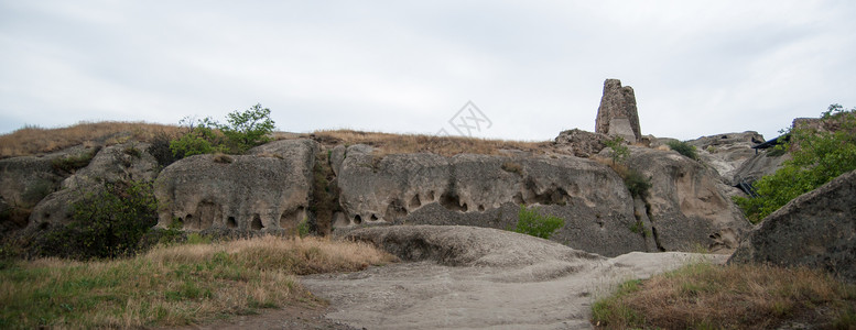 乌利斯基克古城废墟旅行游客假期旅游教会洞穴背景
