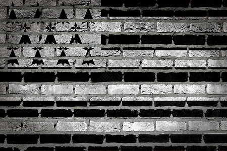 黑砖墙  布列塔尼风格砖墙横幅墙纸黏土水泥装饰建筑学工业正方形背景图片