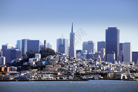 旧金山奥克兰城市景观弗朗西斯科高清图片