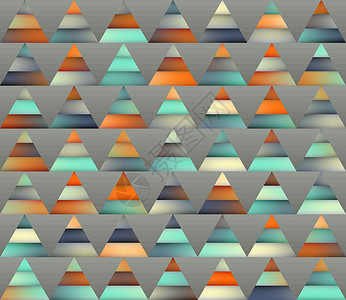 Teal 和 Oryan 形状中的矢量无对称梯度梯度网格背景图片