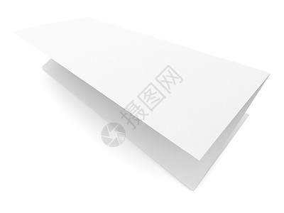 折叠空白纸小册子笔记纸专辑空白白色学校工作床单笔记背景图片