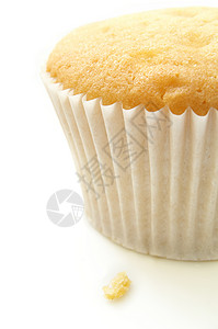 普通杯饼食物白色甜点案例午餐小吃香草黄色蛋糕背景图片