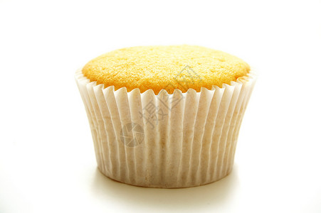 普通杯饼蛋糕小吃食物白色香草黄色甜点午餐案例背景图片