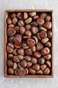 栗子季节性坚果小吃种子感恩食物零食棕色食品背景图片