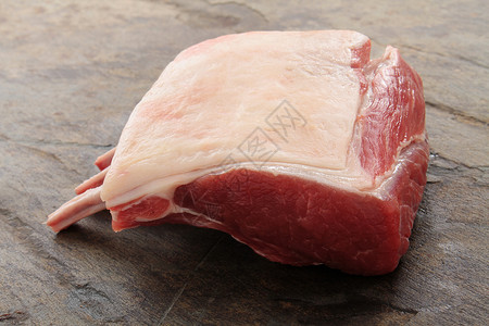 原羊羔切肉午餐季节性牛扒侧翼选择羊肉肋骨烹饪切块背景图片