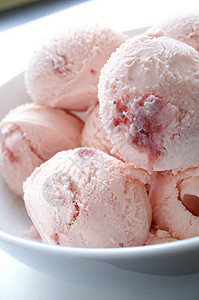 新鲜冰淇淋食物食品奶制品夏令味道香草午餐吃饭巧克力水果背景图片