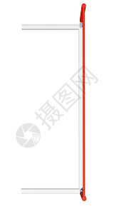 白色背景上的轨迹屏障跑步红色运动车道运动员挑战跨栏比赛体育场训练背景图片